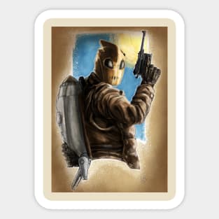 THE ROCKETEER - Color Sticker